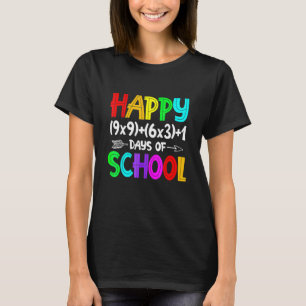 T-shirt Math Formula 100 Jours De L'École Chemise Math Ens