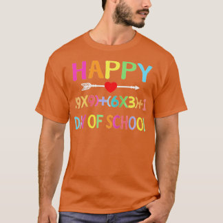 T-shirt Math Formula 100 Jours De Scolaires Garçons Filles