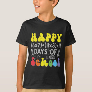 T-shirt Math Formula 100 Jours D'École Drôle Enseignant Ma