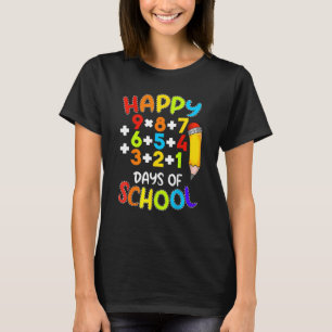 T-shirt Math Formula Heureux 100 Jours D'École 100E Jour T