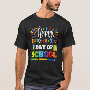 T-shirt Math Formula Joyeux 100ème Jour De L'École Mal Mat