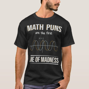 T-shirt Math Graph Sine Algebra Coordinate System cheval s