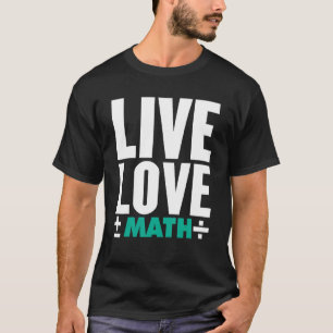 T-shirt Math Graphisme Pour Femmes Filles Math Mathématici