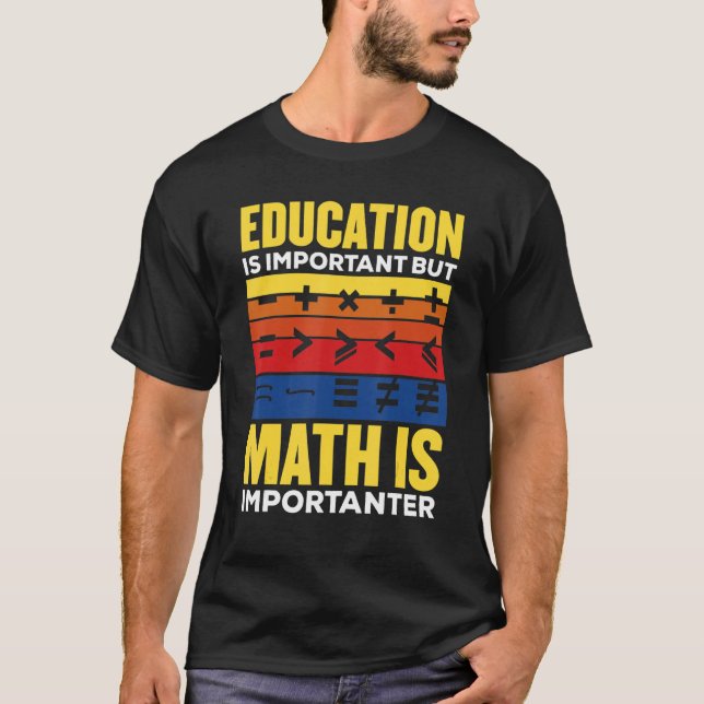 T-shirt Math Graphisme Pour Femmes Hommes Mathématiques Ma (Devant)