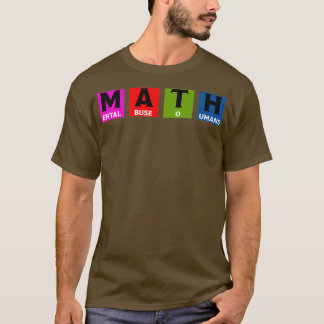 T-shirt Math Haters Cours Math Cadeaux Pour Garçons Et Fil