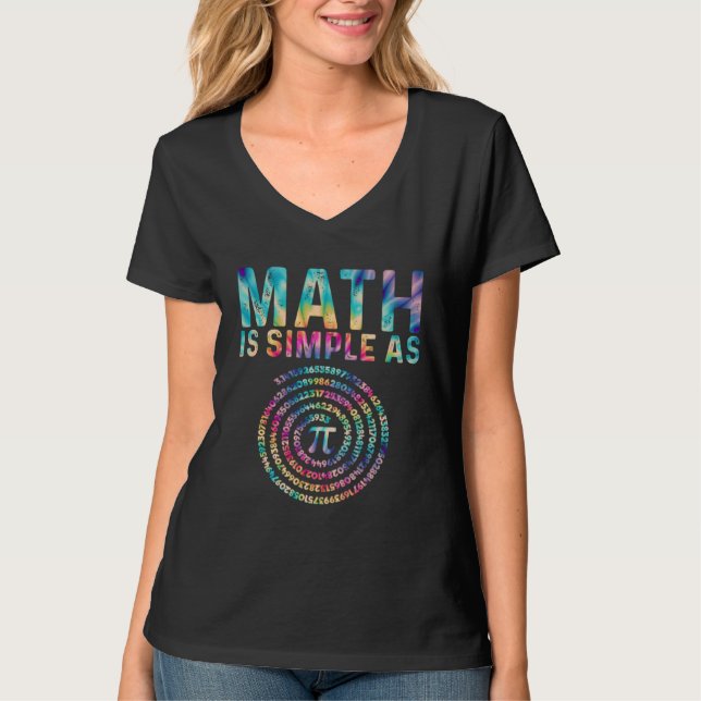 T-shirt Math Is Simple as Pi  Pi Happy Pi Day (Devant)