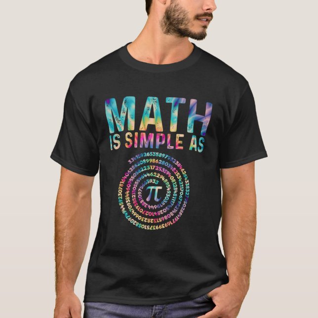 T-shirt Math Is Simple as Pi  Pi Happy Pi Day (Devant)