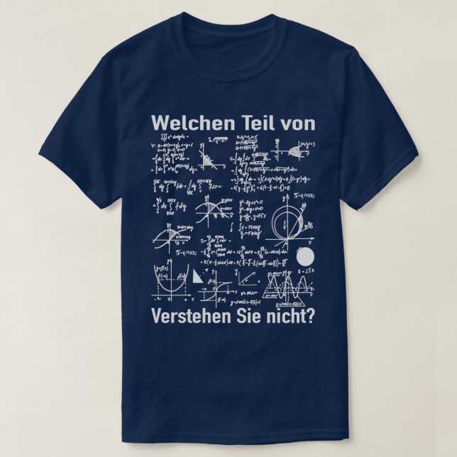 T-shirt Math Joke Mathématiques Enseignant 1 (Design devant)