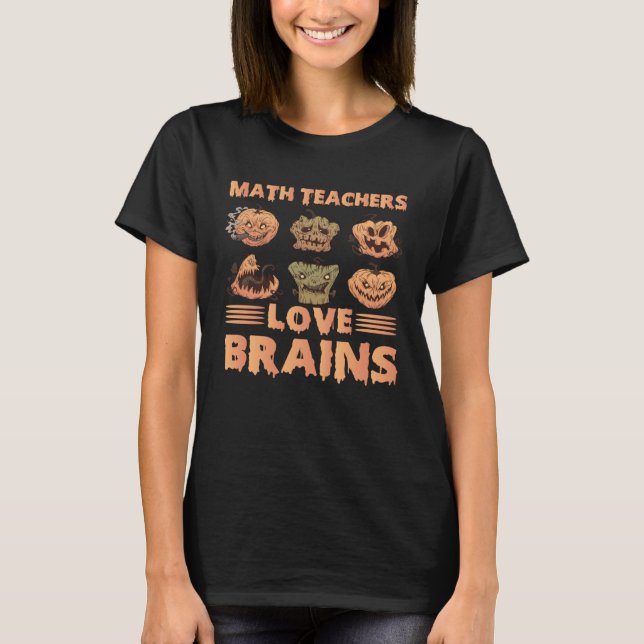 T-shirt Math Loves Brain (Devant)