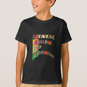 T-shirt Math Mental Abuse to Humans