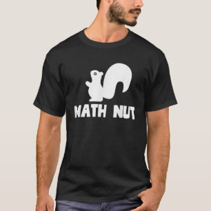 T-shirt Math Nut Funny Retour à l'école Cute Pun Animal Sq