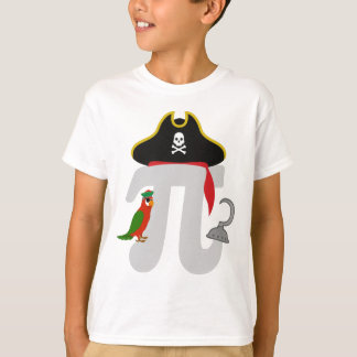 T-shirt Math Pi Taux avec perroquet - Pi Day