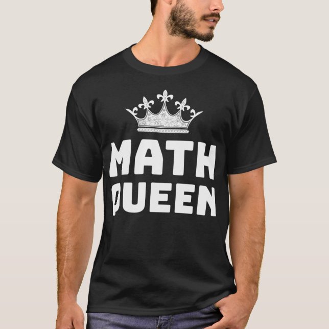 T-shirt Math Queen pony kiddinx (Devant)