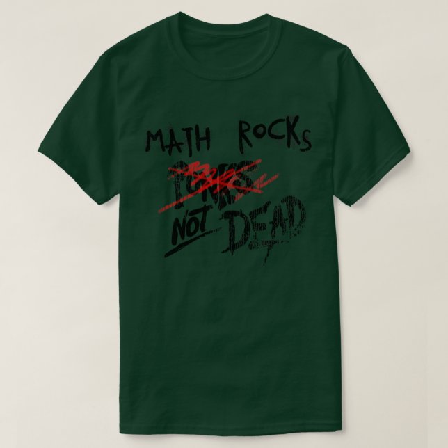 T-shirt Math Rock pas mort (Design devant)