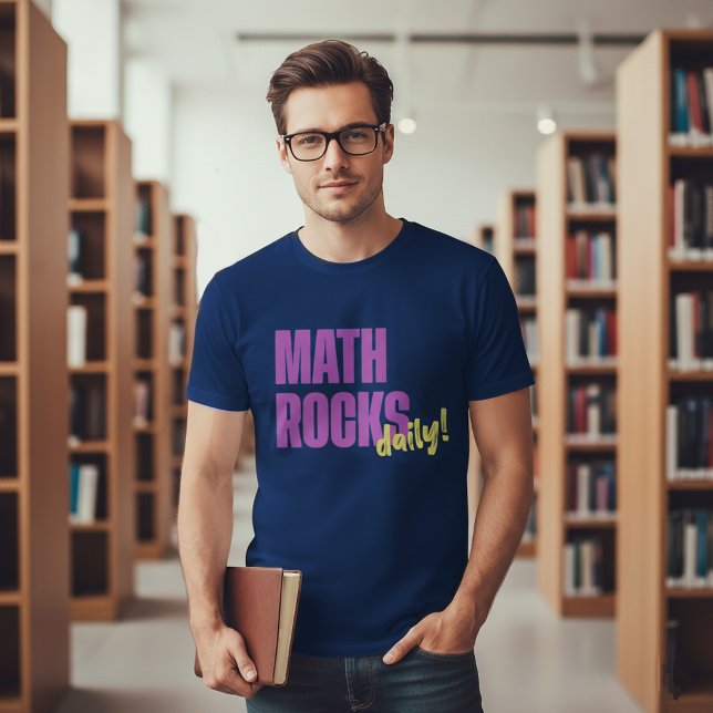 T-shirt Math Rocks Daily (Library)