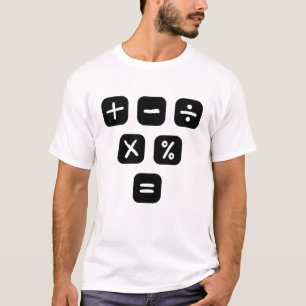T-shirt Math Symbols mathematical Signs