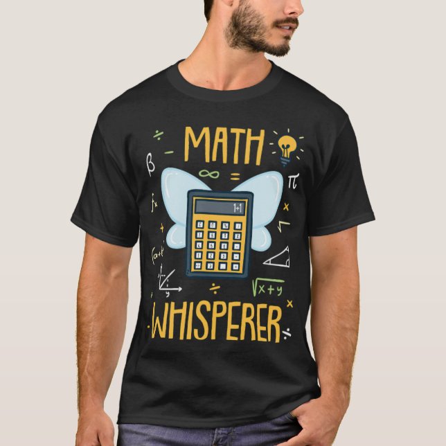 T-shirt Math Whisperer Pour Math martinshof cheval équitat (Devant)