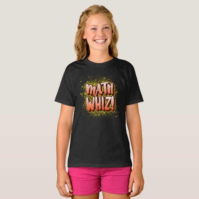 T-SHIRT MATH WHIZ! (Devant entier)