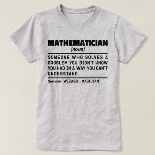 T-shirt Mathématicien Noun Math Lover Cool enseignant prés