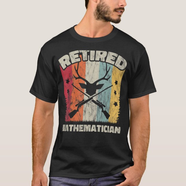 T-shirt Mathématicien retraité (Devant)