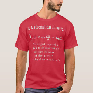 T-shirt Mathématique Limerick Math Geek Cadeau Nerd parler