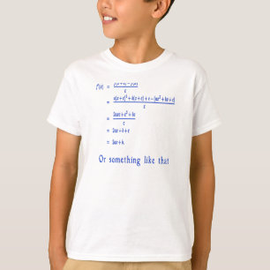 T-shirt Mathématiques