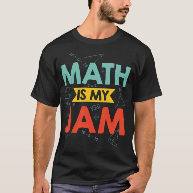 T-shirt Mathématiques Dit Math Enseignant Cadeau Idées Che (Devant)