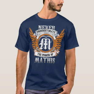 T-shirt Mathis Name Shirt Ne Sous-Estime Jamais Le Pouvoir
