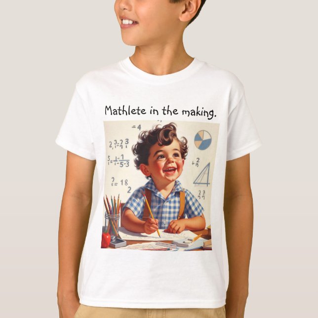 T-shirt Mathlete en gestation. (Devant)