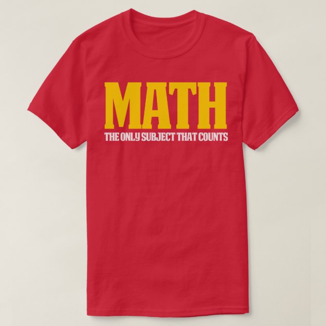 T-shirt Maths amusant Math Great Math Cadeau Math compter (Design devant)