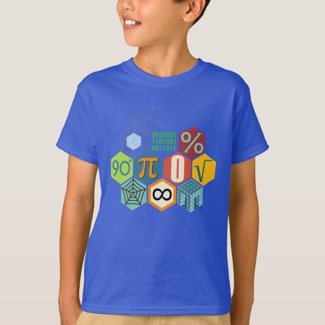 T-shirt maths en couleur ! (Devant)
