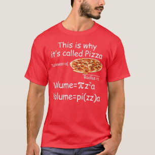 T-shirt Maths et équation de pizza Funny Math et Pizza