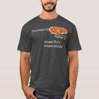 T-shirt Maths et équation de pizza Funny Math et Pizza