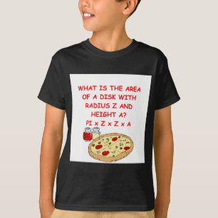 T-shirt maths et pizza