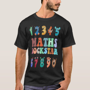 T-shirt Maths pour enfants garçons ou filles mignonnes num