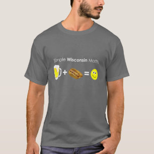 T-shirt Maths simples du Wisconsin