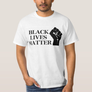 T-shirt Matière noire des vies - poing serré augmenté