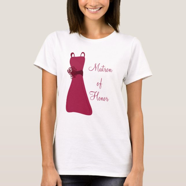 T-shirt Matron d'honneur (Devant)