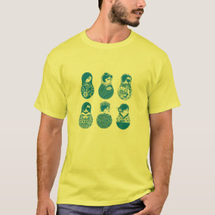 T-shirt Matryoshka / Équipe Ukraine / Drapeau ukrainien