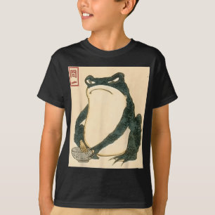 T-shirt Matsumoto Hoji Grenouille japonaise Ukiyo-e Mème d