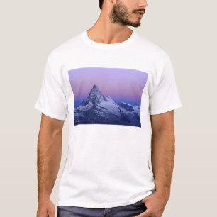 T-shirt Matterhorn à l'aube, Zermatt, Alpes suisses,