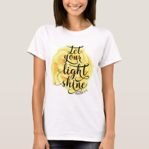 T-SHIRT MATTHEW 5 16 A LAISSÉ VOTRE ÉCLAT LÉGER (S'EST