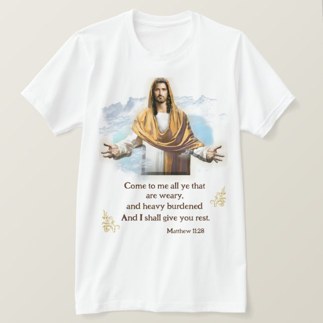 T-shirt Matthieu 11:28 (Design devant)