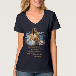 T-shirt Matthieu Bible verset 11:28