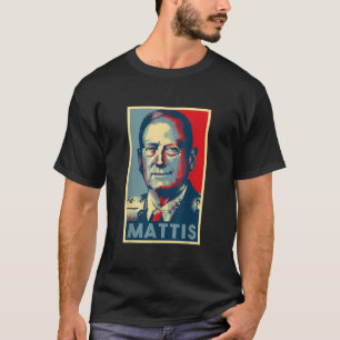 T-shirt Mattis Pour Président 2020 Général Mad Dog Mattis 