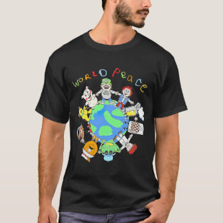 T-shirt Matty Chef canadien Matheson WORLD PEACE