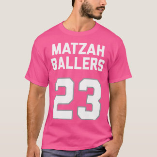 T-shirt Matzah Baller 23 Drôle juif Matzo Ball Pun Baske