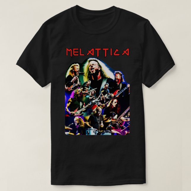 T-shirt Maudit 80s Lourd Poser Metal Poser Tee PARODY Funn (Design devant)