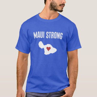 T-shirt Maui Cœur Fort Hawaï Fort Secours Maui Incendie