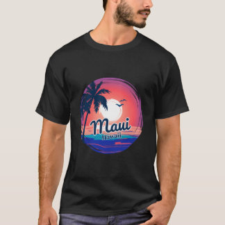 T-shirt Maui Hawaï Paradis Tropical Vacances Hawaïennes Ma